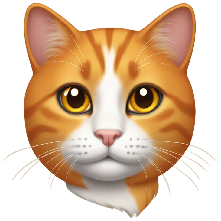 Cat orange  emoji