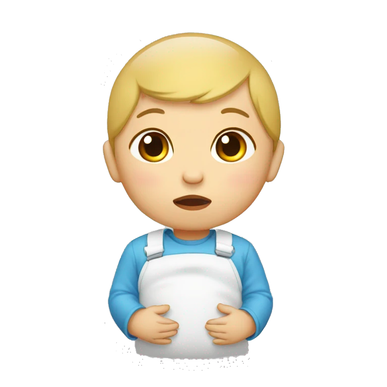Un bébé qui pleure emoji