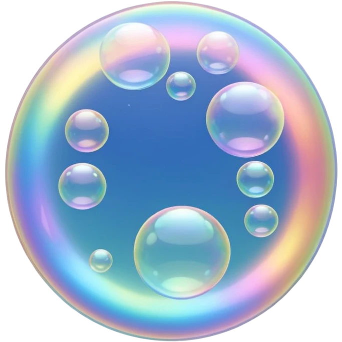 y2k dreamy soap bubbles emoji