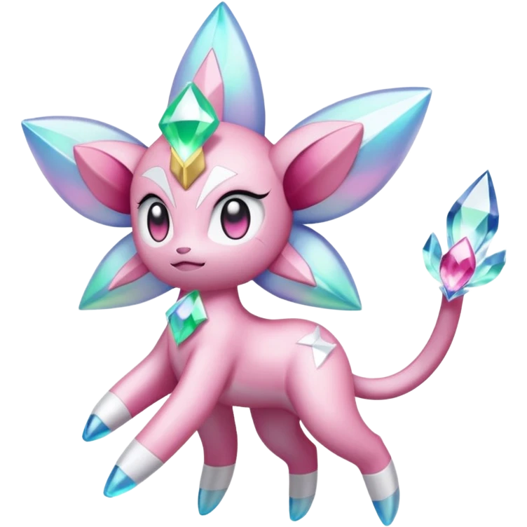 Palkia-Diancie-Jirachi-Meloetta-fusion  emoji