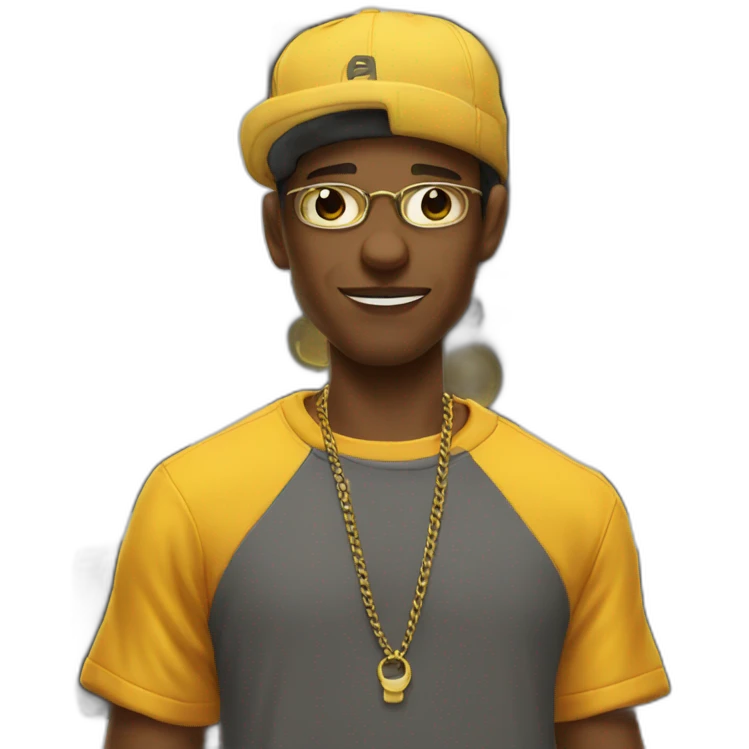 Very cool and he is a hip hop named Zvon emoji