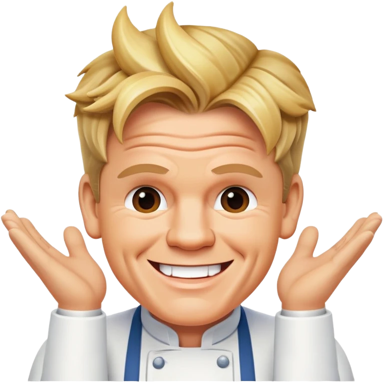 gordon ramsay being generous and excited emoji
