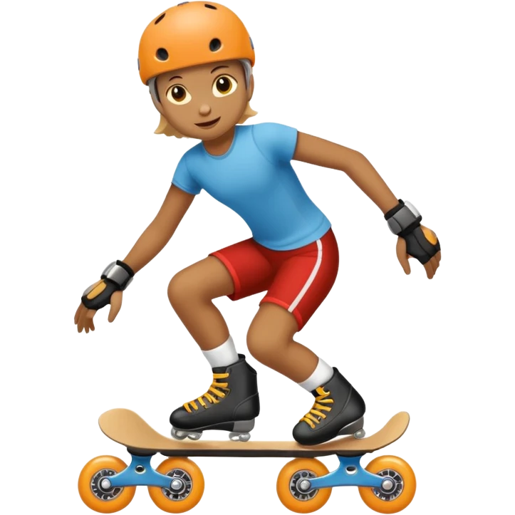 roller blader animal emoji