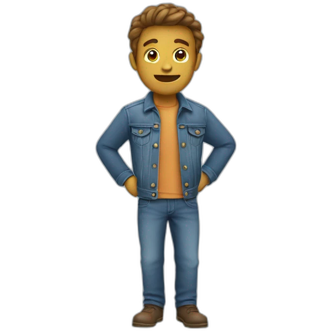 Jean qui baisse emoji