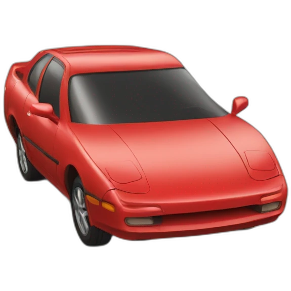 Émois red car emoji