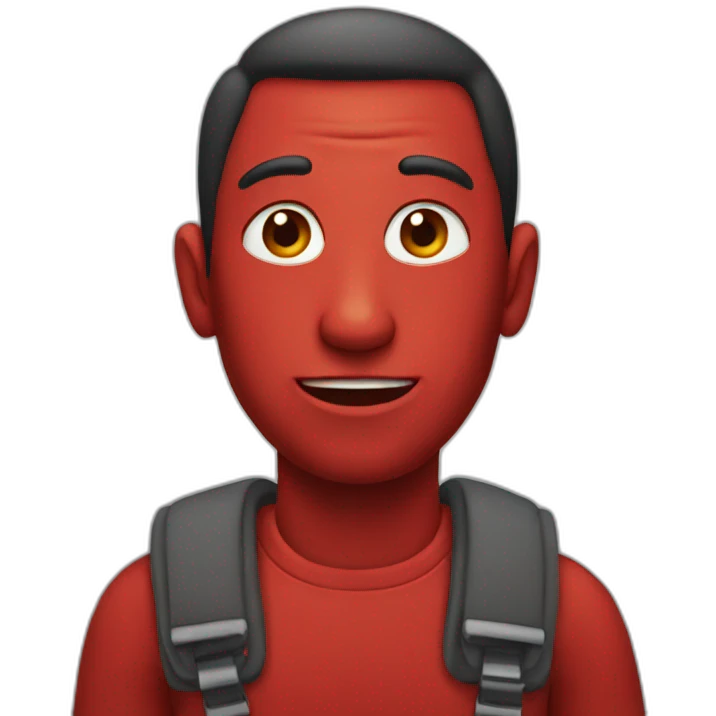 red man emoji