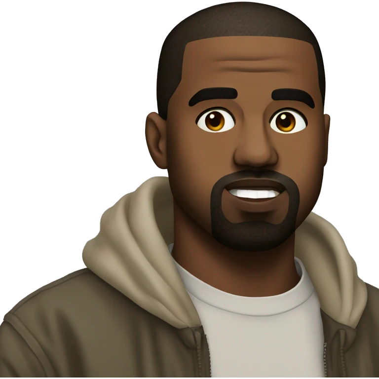 Kanye west face emoji