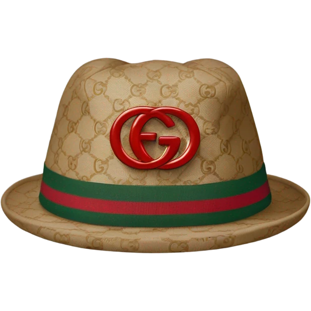 gucci hat emoji