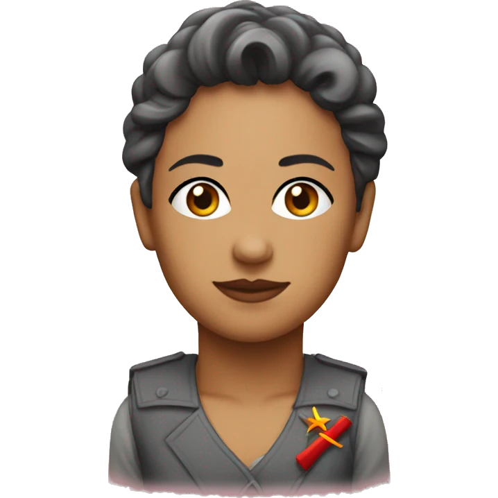 Communist lesbian emoji