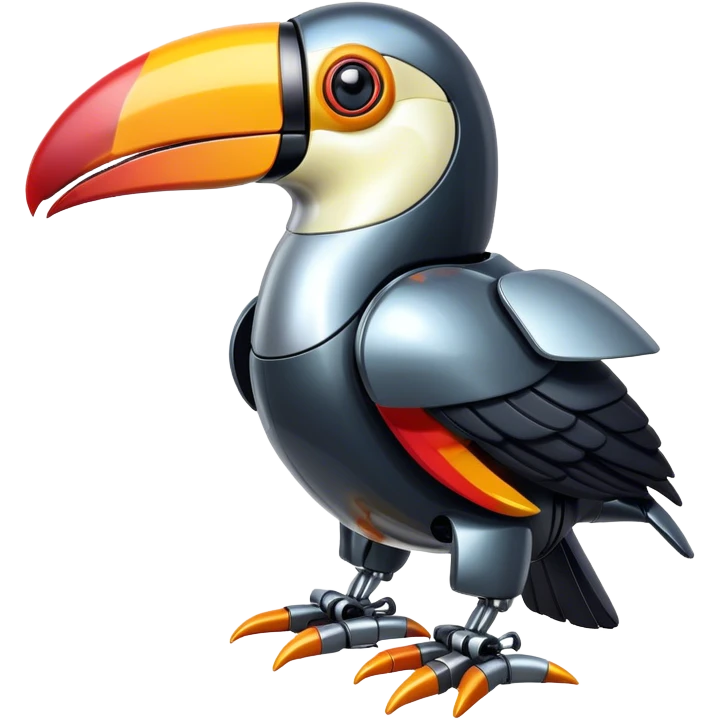 Toucan robot emoji