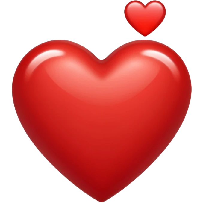 Corazón burdeo emoji