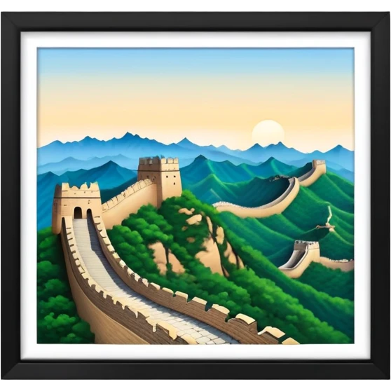 great wall of china emoji