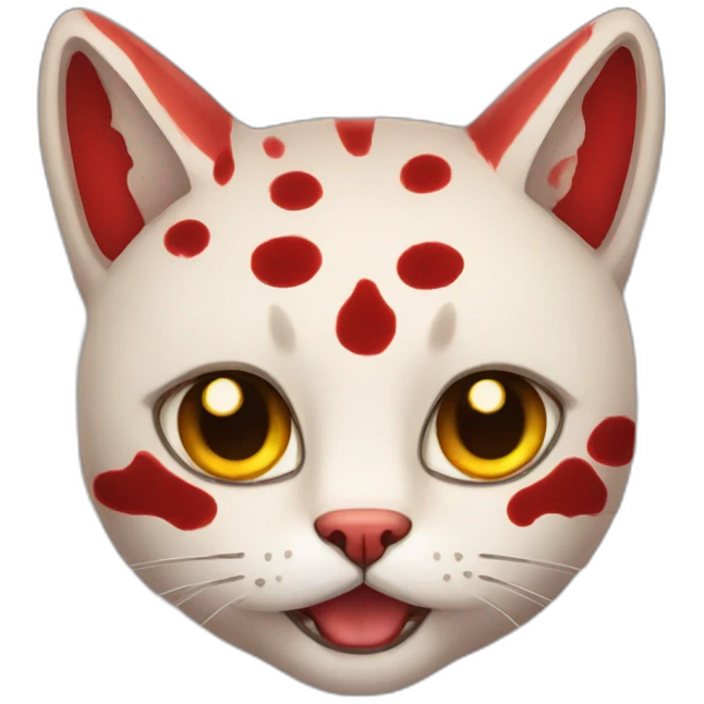 blood cat emoji