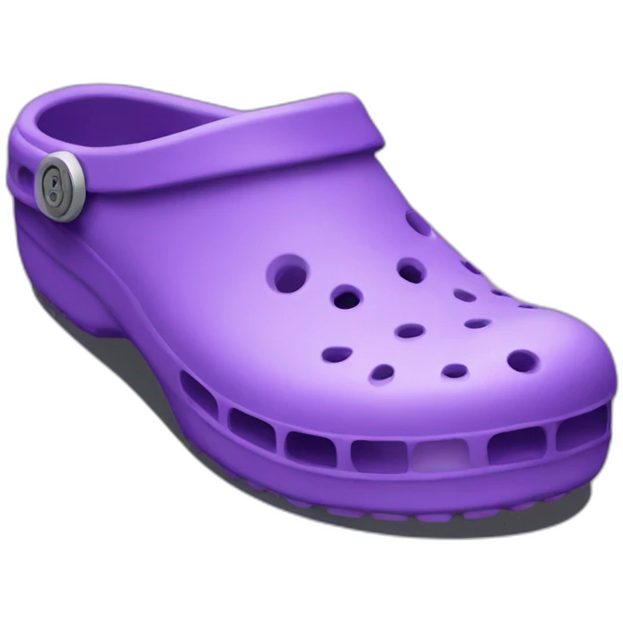 crocs lila emoji