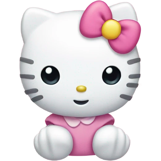 Cute hello kitty emoji