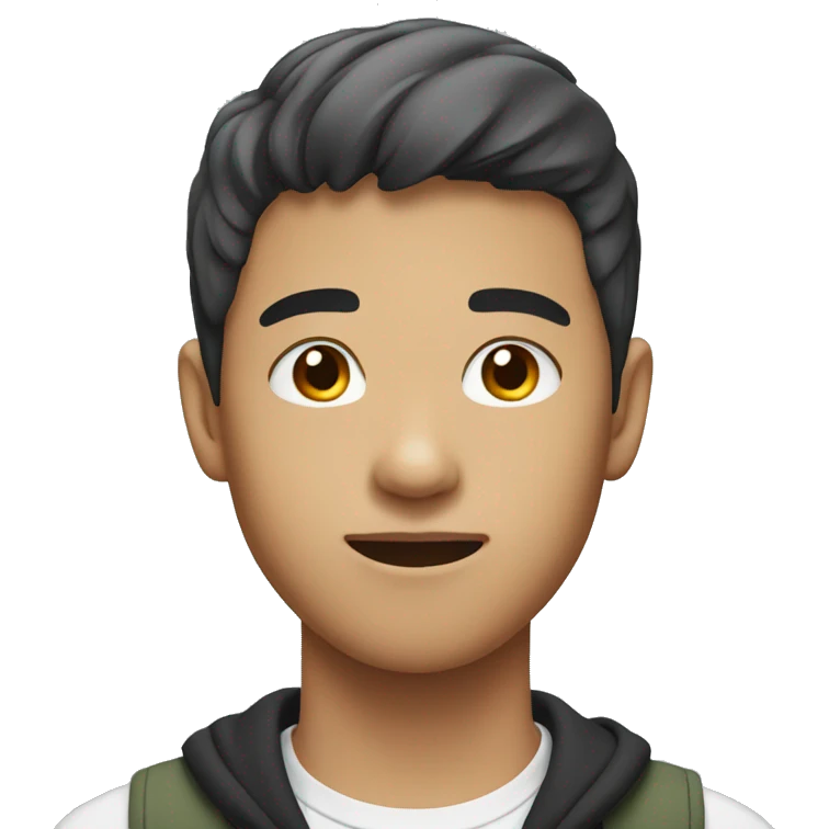 Asian teenage boy emoji