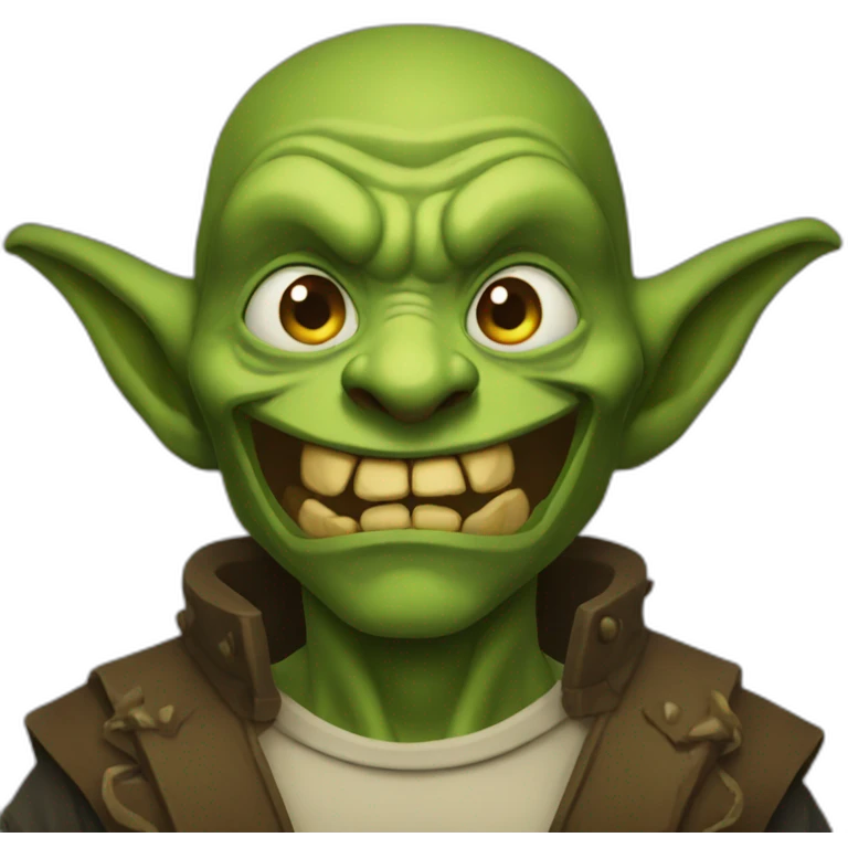 Mechant goblin emoji