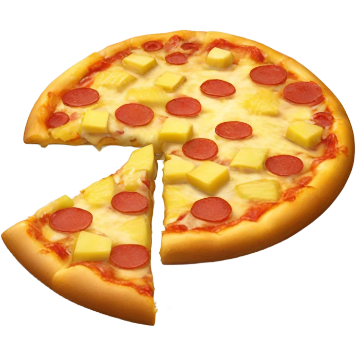 Pineapple pizza emoji