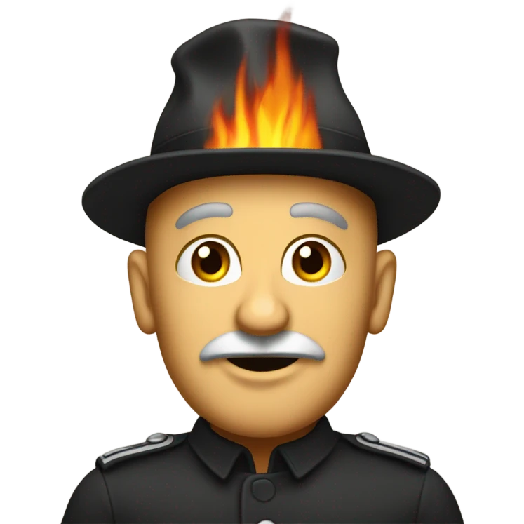 Mensch neben Feuer emoji