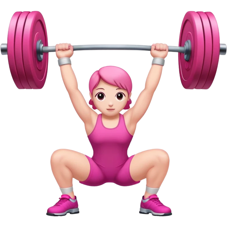 gym pink emoji