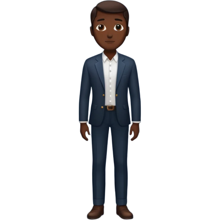 man silohuette standing emoji