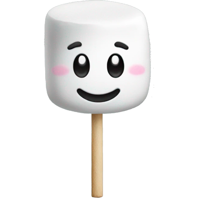 marshmallow on a stick emoji