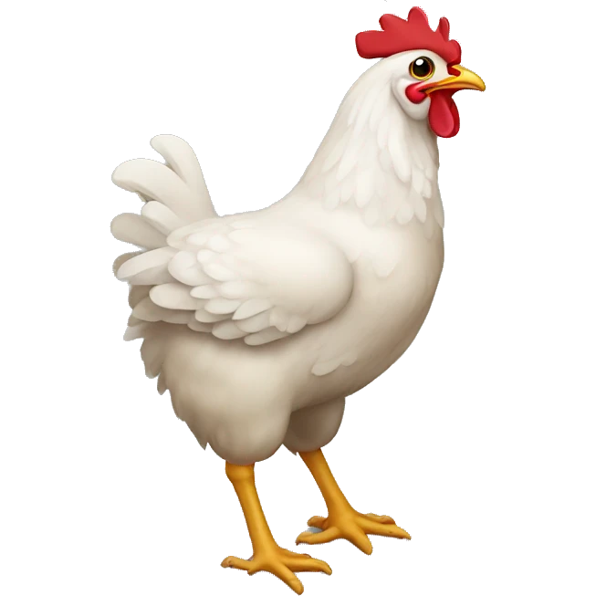 blind chicken emoji