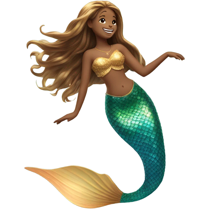 Mermaid dancing emoji