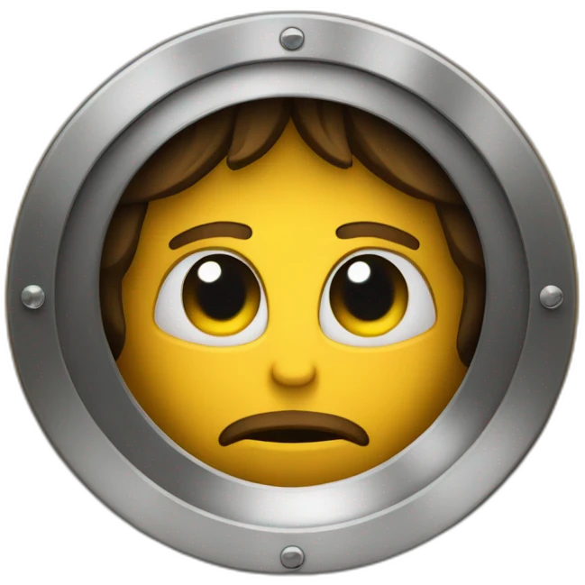 jesus peaking through the peephole emoji