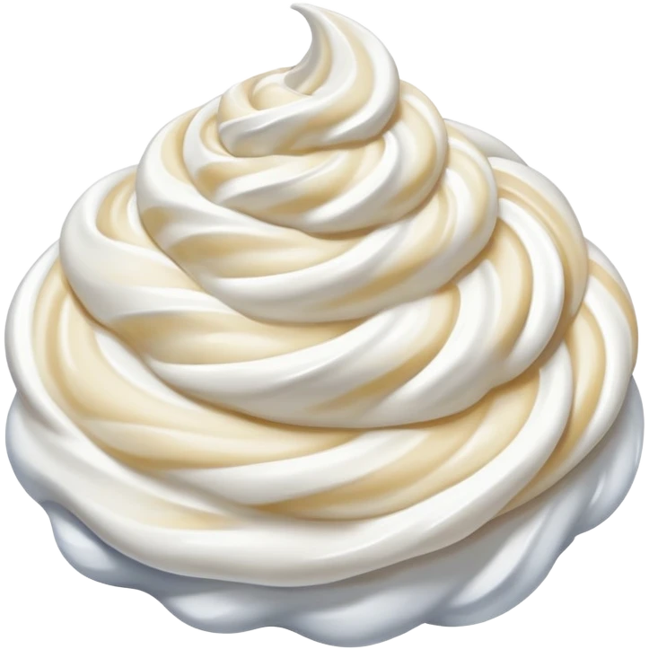 whipped cream swirl emoji