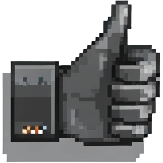 thumb pointing forward emoji
