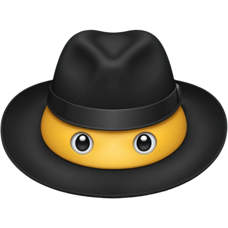Black hat 🧢 emoji