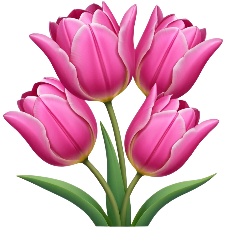 Tulipanes rosadas emoji