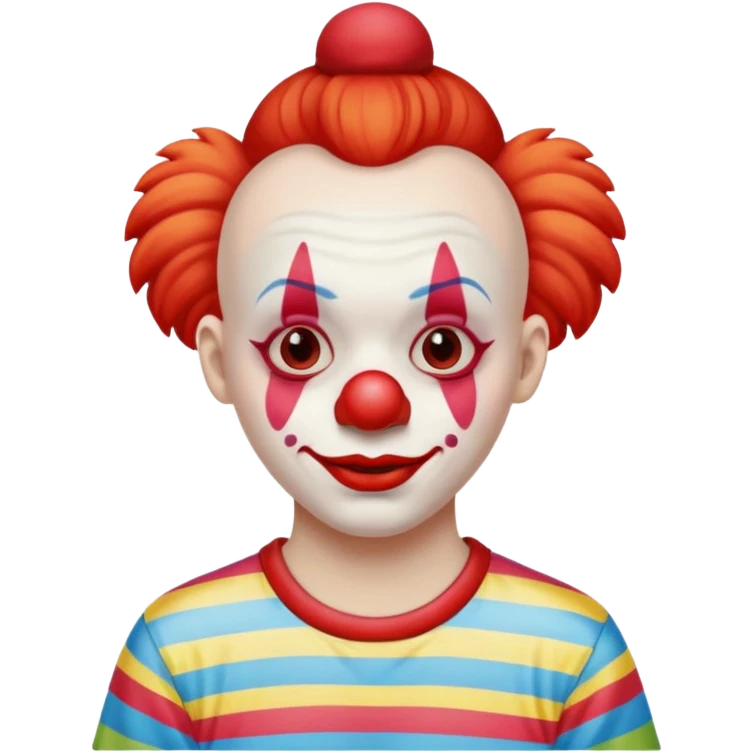 black skater clown emoji