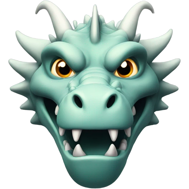 Dragon head ,look from above emoji