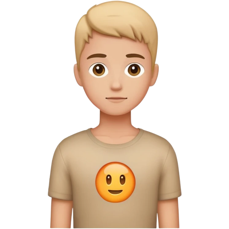 young character standing with a small help icon or question mark above their shoulder emoji