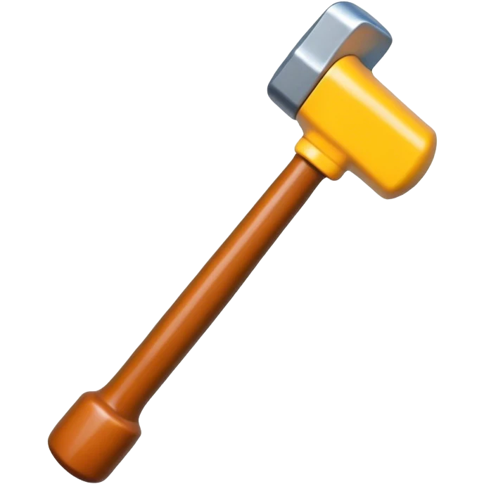 Toy hammer for wack a mole  emoji