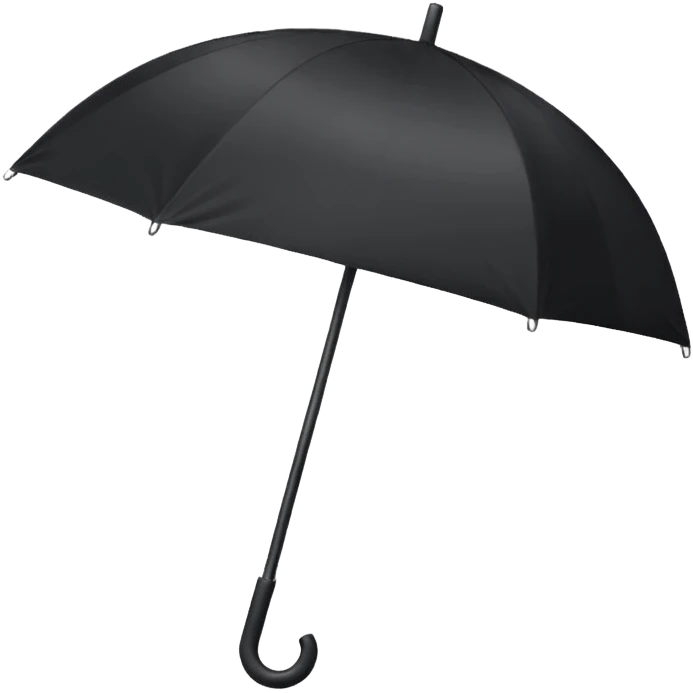 black umbrella emoji emoji
