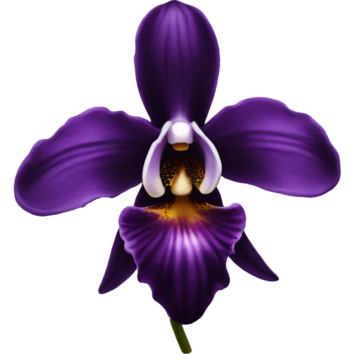 Black orchid  emoji