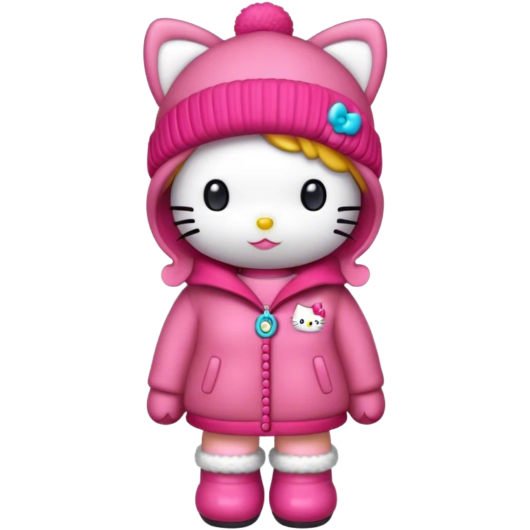 Winter hello kitty  emoji
