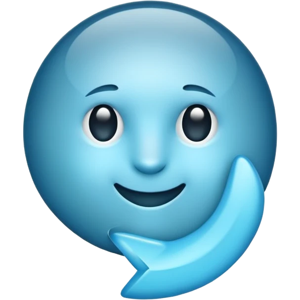 Blue tick emoji