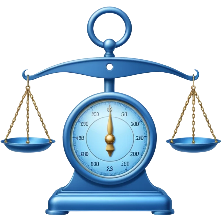 ancient Scale with Blue  emoji