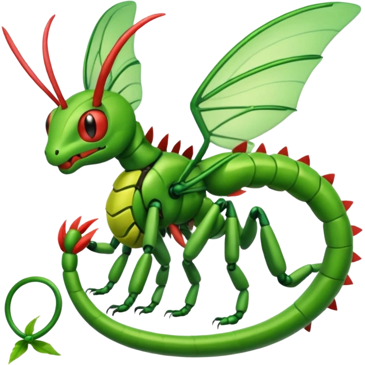 Caterpie-Flygon-Scyther-fusion emoji