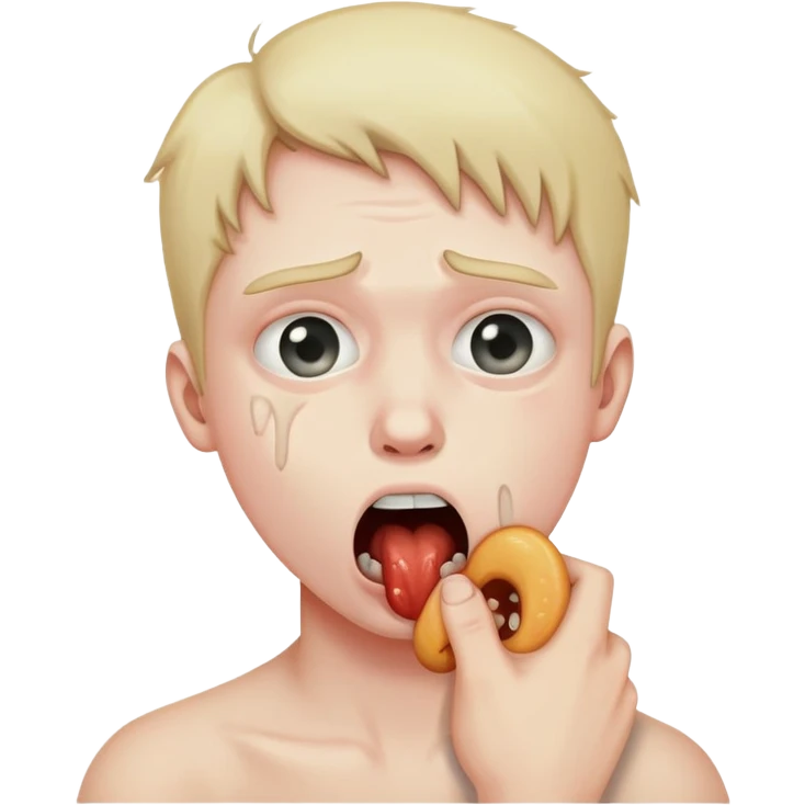 person choking themselves  emoji