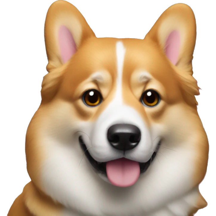 President trump with a corgi emoji