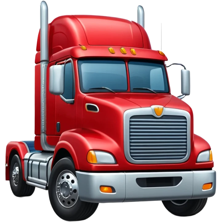Semi truck emoji
