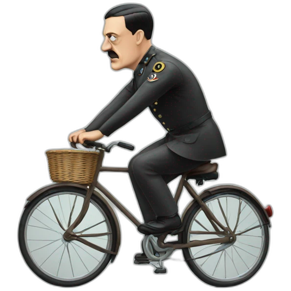 Hitler on a bike emoji
