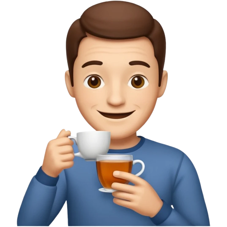 Çay içen Freddy emoji