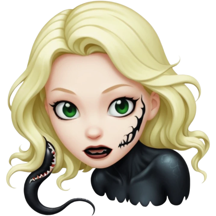 Girl venom emoji