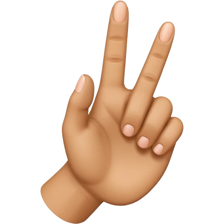 Please create a 3D emoji that shows the number 1 using fingers. I’d like it to resemble the iPhone emoji style!" emoji